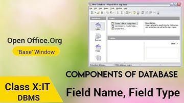 Class X_IT(402):-Database | Ep. 3 | Components of Database | 