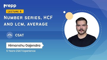 L6: Number series , HCF and LCM , Average | CSAT for UPSC | Prelims 2021 Course