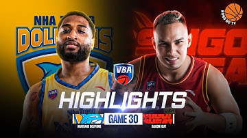 Highlights | Saigon Heat vs Nhatrang Dolphins | Rượt đuổi căng thẳng | VBA 2023