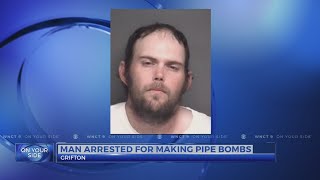 Grifton man charged with making improvised explosive devices
