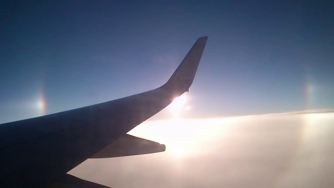 rumble video upload Side by side with strange "Halo" effect at 30,000 feet