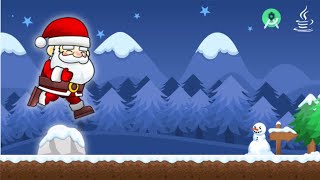 Android Endless Runner Game Development in Android Studio and Java | Super Santa Run | Intro video screenshot 2