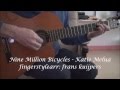 Nine million bicycles  katie melua  fingerstyle frans kuijpers