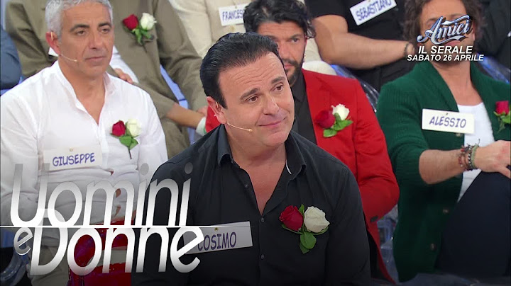 Uomini e Donne, Trono Classico - Le parole di Cosimo sull'amore