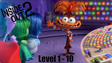 Inside Out Thought Bubbles New Levels 1 - 10 + Tutorial New Emotion Anxiety