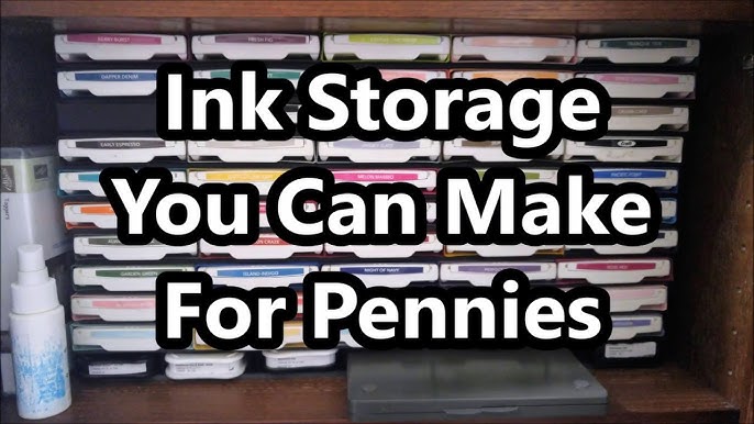 How to Build Storage for Stamp Pads NO Matter What BRAND You Have Easy DIY  Unlimited Options See Video 