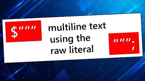 Create a multiline string in C#