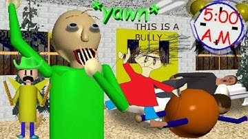 baldi everyone is sleepy baldi basics android mods
