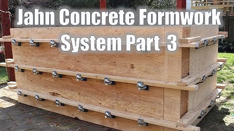 Jahn Concrete Formwork System Part 3