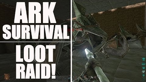 Ark Survival Evolved Raid - Massive Loot Raid, Ghost Wipe Raid (Primitive Plus Raid, Official Server