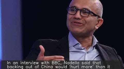 Blocking AI research with China would be harmful: Microsoft CEO