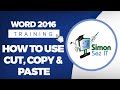 How to Use Cut, Copy and Paste in Microsoft Word 2016