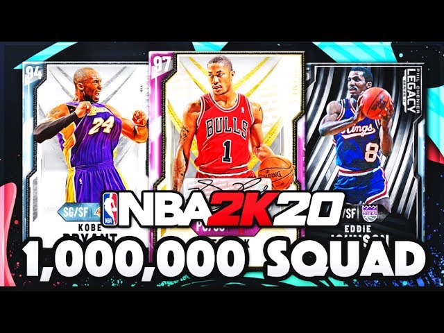 NBA 2K20 10M MT SQUAD ! COMES WITH 3M + MT INSANE GOD SQUAD COST OVER 2 MILLION MT! LINEUP UPDATE +  main image 2