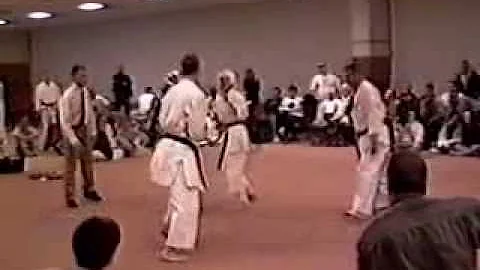 Derek Inman age 13 vs Damien 1994 WMU Spring Karat...