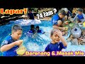 24 JAM DI KOLAM RENANG BIKIN KELAPARAN | eybel channel