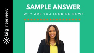 Why Are You Looking for a New Position? - Sample Answer (Laid Off)