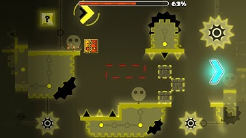 Geometry Dash- Spike Gauntlet (Level 5) Powerful by GD Jose (All coins- Route #2)