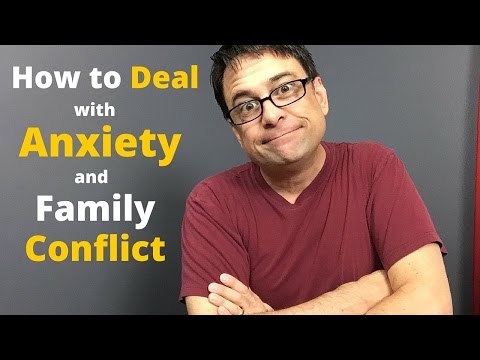 Come affrontare l'ansia e conflitto famiglia