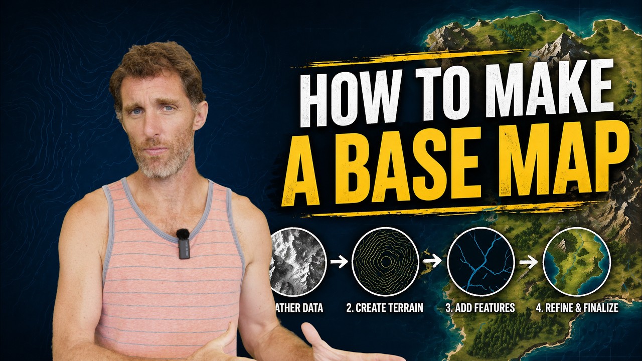 Making your to scale base map go permaculture design - YouTube