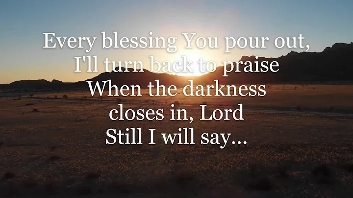 Blessed Be Your Name (acapella)