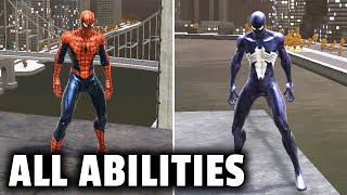 Spider-Man: Web of Shadows - Red Suit vs. Black Suit (all abilities + combos)