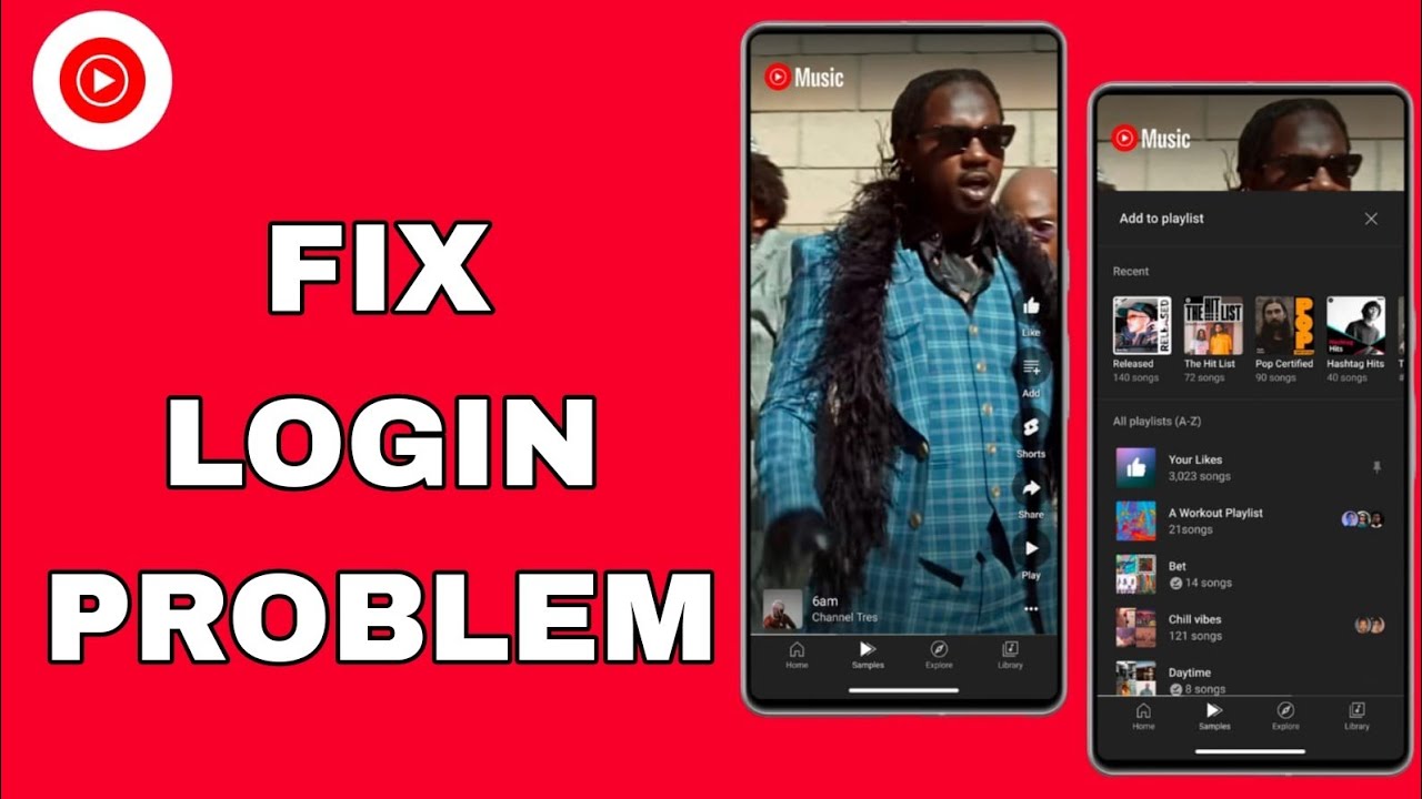 How To Fix And Solve Login Problem On YouTube Music App | Easy Fix ...