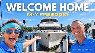 Information The Journey To Bring M/Y Freedom Home | 941 Miles News