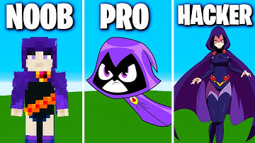NOOB VS PRO VS HACKER Minecraft Pixel art✨Raven