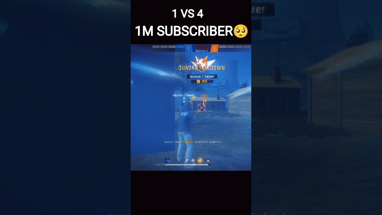 1 vs 4 classic squad rank pro player 