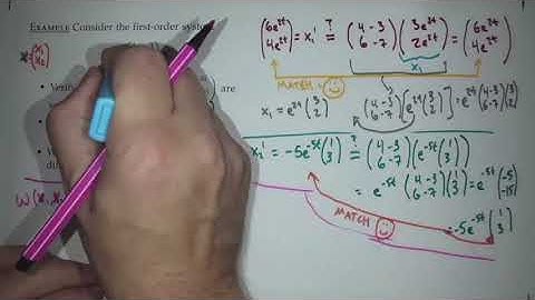 Differential equations; Fall 2021; Lecture 22; Some examples with systems of ODEs
