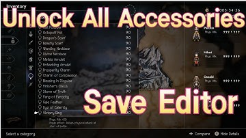 How to Unlock All Accessories - Octopath Traveler 2 - Save Editor