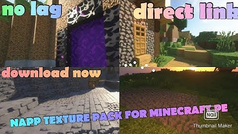 NAPP TEXTURE PACK FOR MINECRAFT PE 1.17+ [NO LAG]