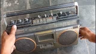 unboxing radio tape national jadul dari nganjuk