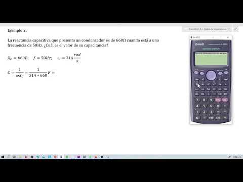 Video: ¿Cuál es la fórmula de reactancia capacitiva en serie total?