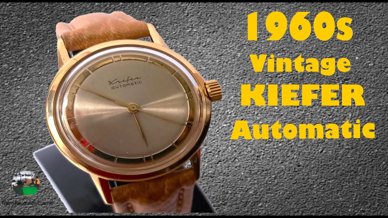 Vintage Kiefer Automatic watch Service Cal.  Felsa 4000 Bidynator