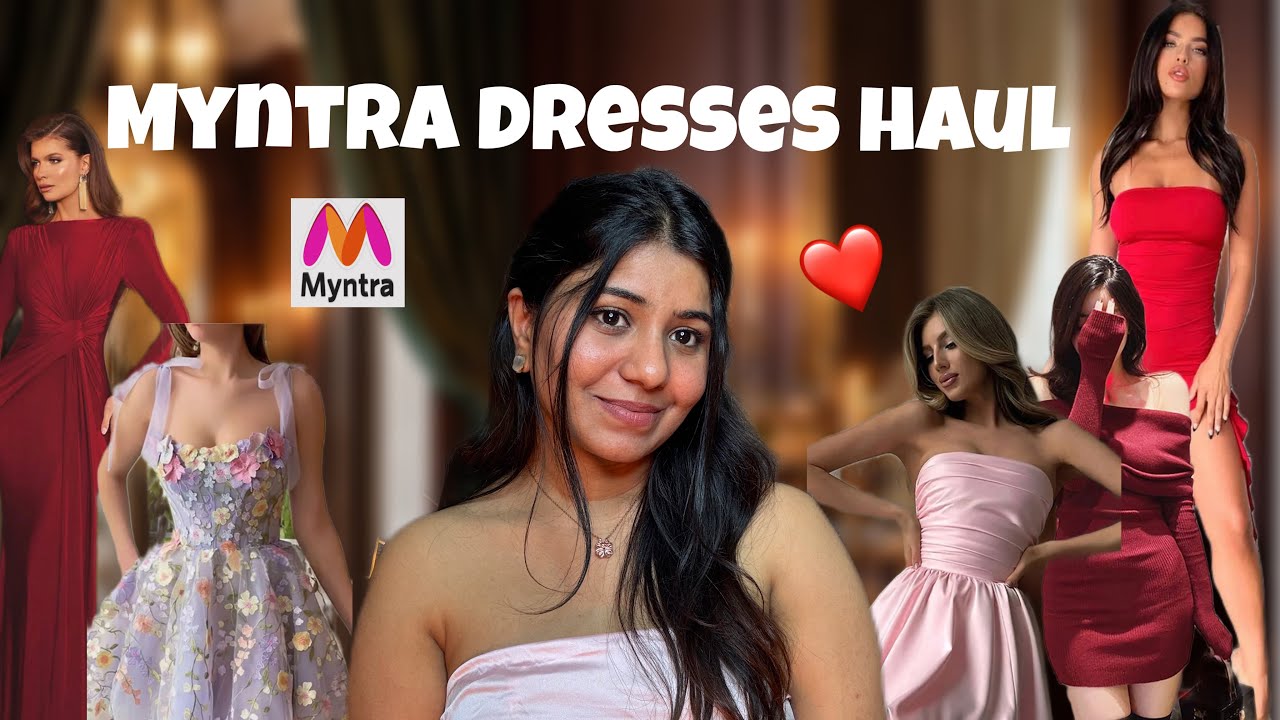 Birthday & Valentine Special Dresses from Myntra 💖👗 | Party Wear Haul | maxi dress 