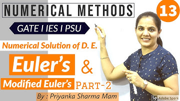 Numerical Methods I Solution of DE I Euler