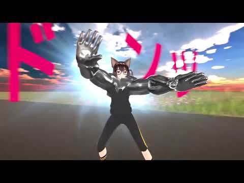 【VRMおまけあり】KICKBACK ～Mixamoのモーションだけでなんとかしようとするニャニャ津玄師【Unity/Synthesizer V 花隈千冬】