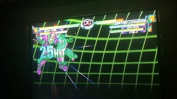 Marvel vs Capcom 2 Iron Man Air To Ground