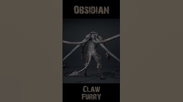 Obsidianclaw Furry 360 #character #rogerkint #3d #animation #gaming #unity #unreal #obsidian