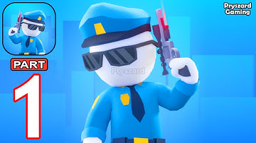 Police Raid: Heist Quest 3D - Gameplay Part 1 - Stickman Police Quest - Android Gameplay Part #1