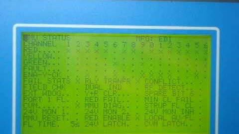 CVM and Fail Stats in MMU Screen blinking.