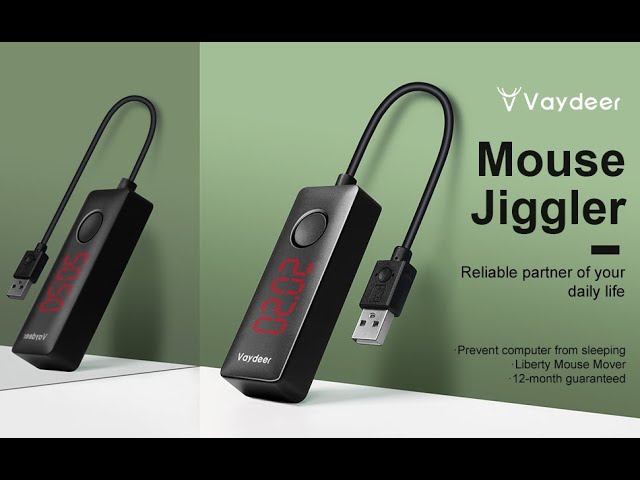 Déménageur Vaydeer Jiggler Mouse, Souris, Travail à domicile