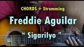 Video thumbnail of "Freddie Aguilar - Sigarilyo Guitar chords Tutorial"
