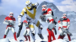 Shock Troopers vs Clone Troopers - STAR WARS JEDI FALLEN ORDER NPC Wars