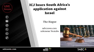 ICJ hears the application brought by South Africa against Israel screenshot 1