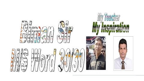 Microsoft word based on Biman Barua sir Lecture