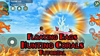 Floating Bag In The Ocean Tutorial:8 Coral Location:Farming Coral:Utopia Origin