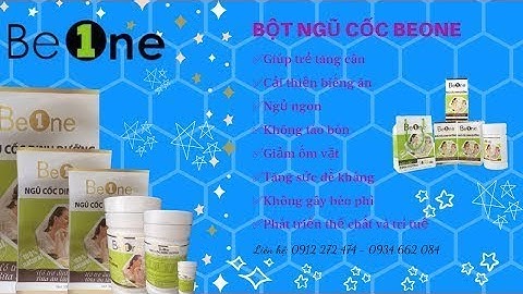 Ngũ cốc beone Giàu dinh dưỡng cho trẻ em, giúp trẻ tăng cân, phát triển toàn diện