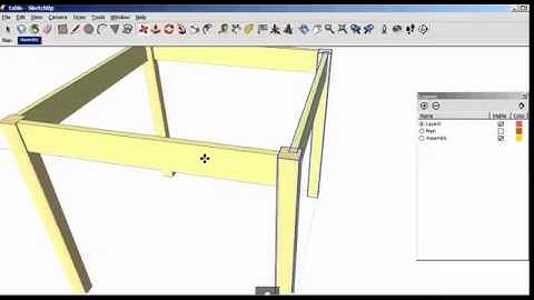 SketchUp Tutorial   How to Using scenes and layers